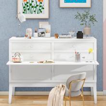 Desk with Fold Down Bed in Cabinet