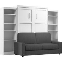 Murphy Bed with Sofa and Shelves
