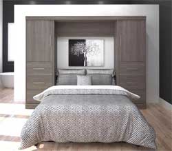 Murphy Bed with Cabinets and Drawers