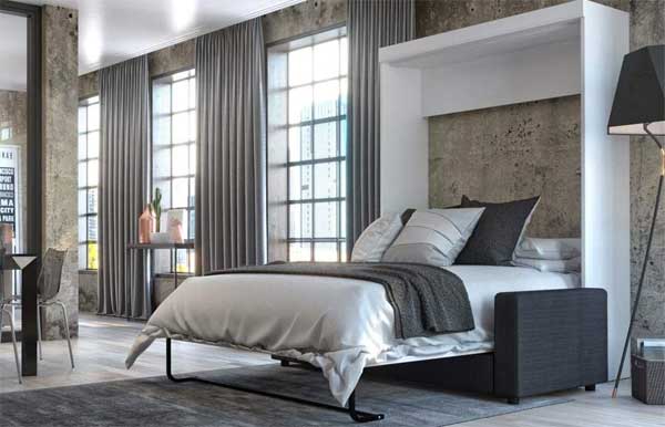 Couch with Murphy Bed Unfolded