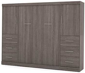 Pull-Down Bed with Cabinets