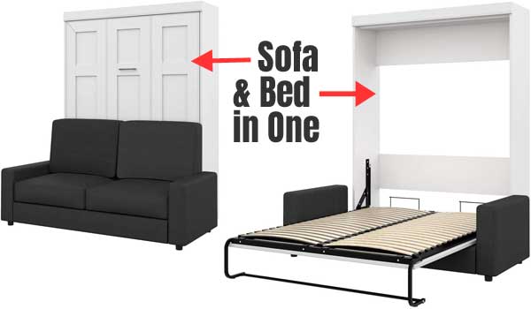 Sofa Wall Bed for Small Rooms